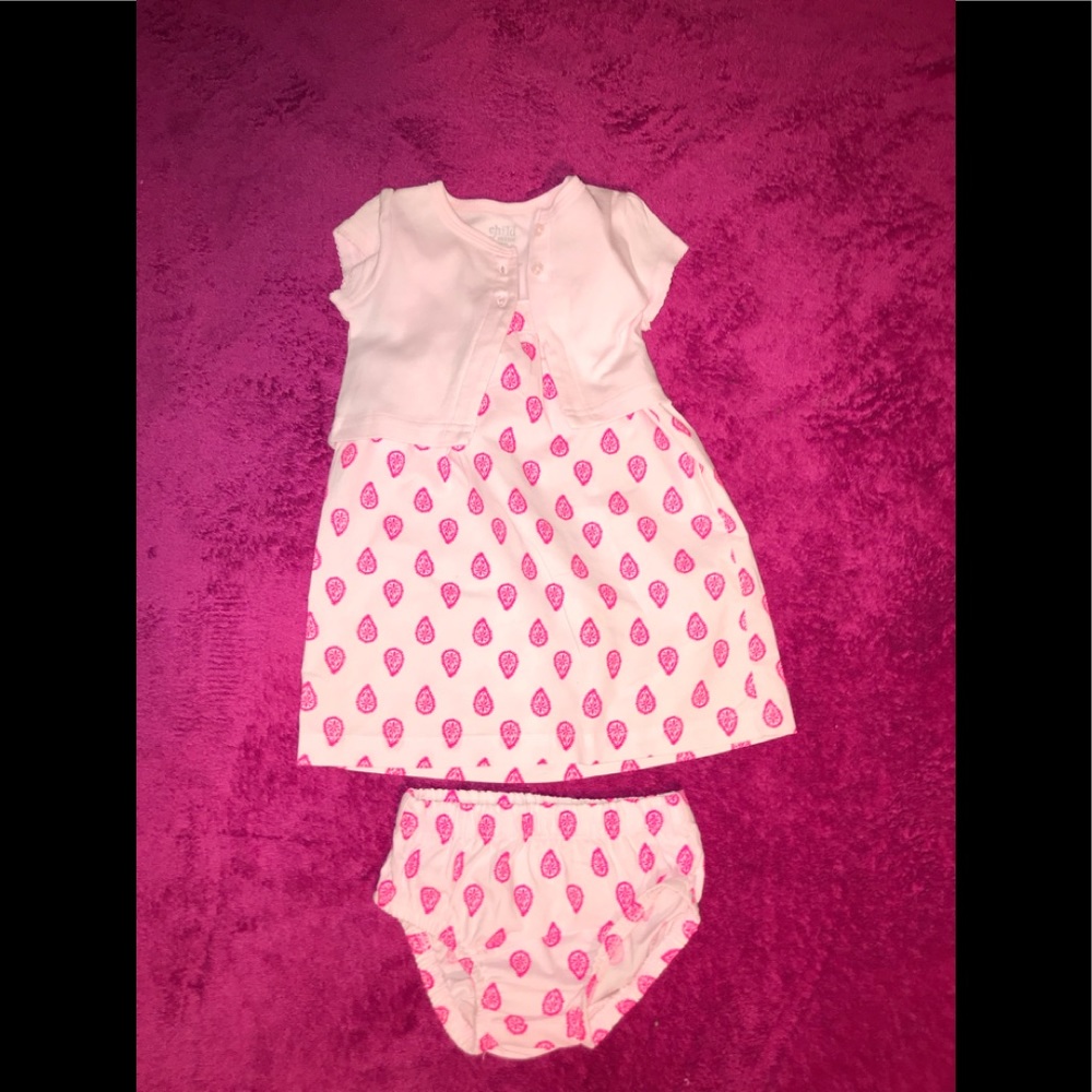 Dress set with under garments